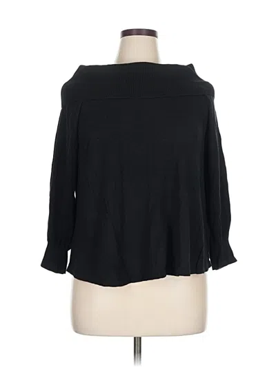 Pre-owned Cece Cardigan Sweater In Black