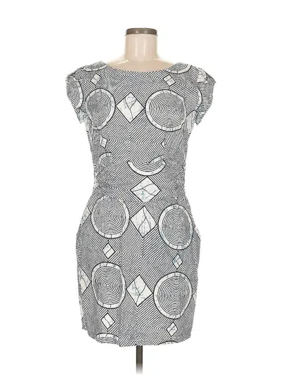 Pre-owned Bar Iii Cocktail Dress In Gray