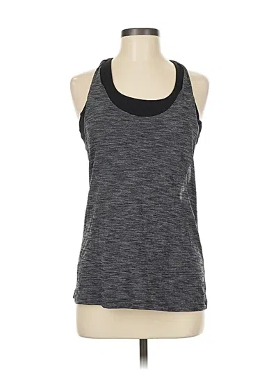 Pre-owned Lululemon Athletica Active Tank Top In Gray