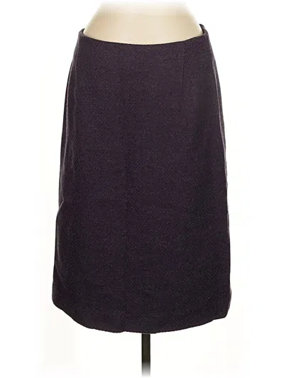 Pre-owned Pendleton Wool Skirt In Purple