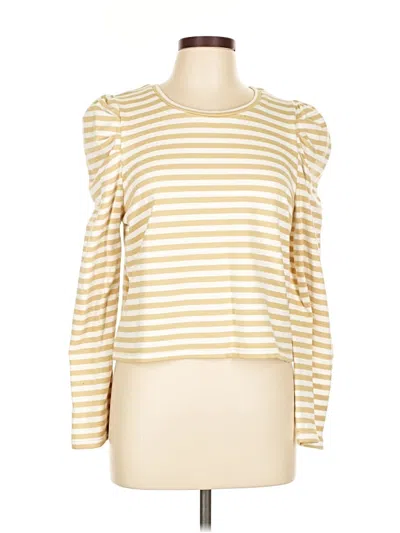 Pre-owned Rebecca Minkoff Cardigan Sweater In Gold
