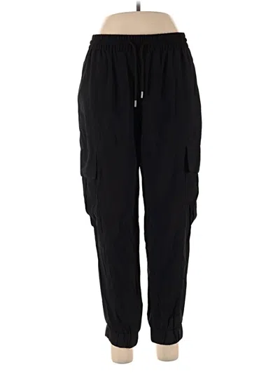 Pre-owned Zara Cargo Pants In Black