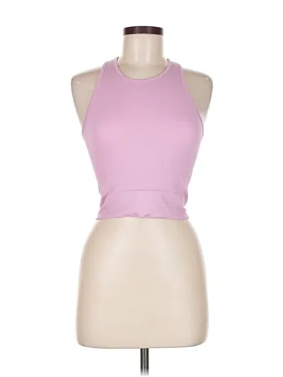 Pre-owned Ypb Tank Top Pink Halter Neckline Tops