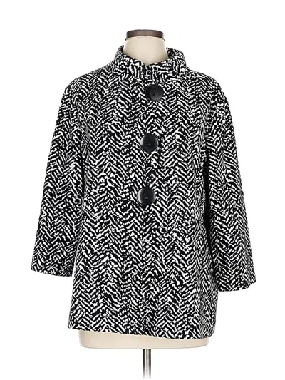 Pre-owned Jm Collection Coat In Black