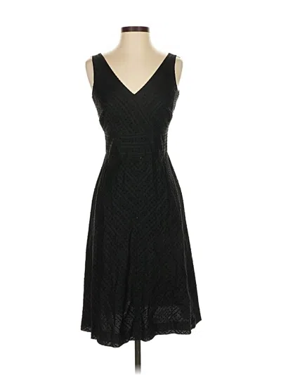 Pre-owned Ann Taylor Cocktail Dress In Black