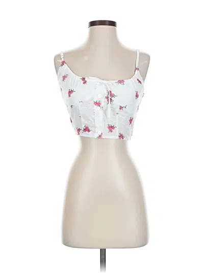 Pre-owned More To Come Sleeveless Blouse In White