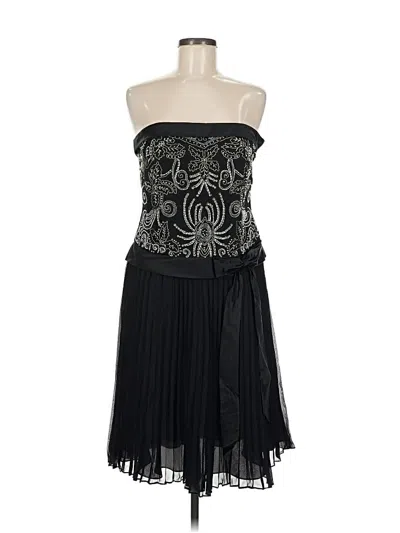 Pre-owned Kay Unger Cocktail Dress In Black
