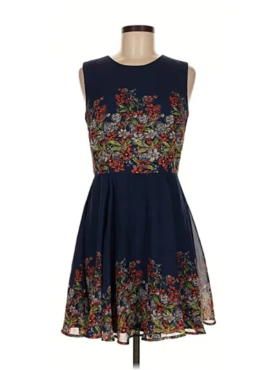 Pre-owned Maison Jules Casual Dress In Blue