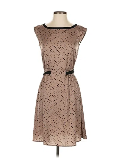 Pre-owned Ann Taylor Loft Casual Dress In Brown