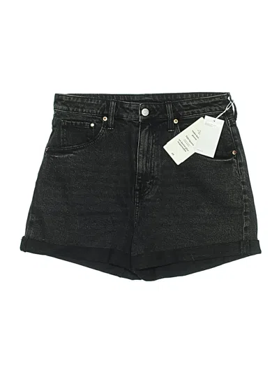 Pre-owned &denim By H&m Denim Shorts In Black