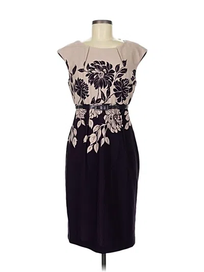 Pre-owned Connected Apparel Cocktail Dress In Purple