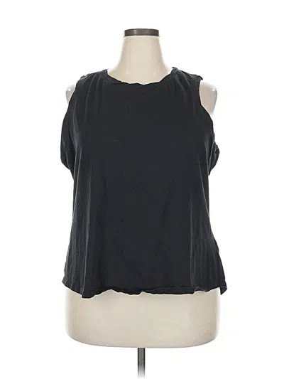 Pre-owned Any Body Sleeveless T-shirt In Black