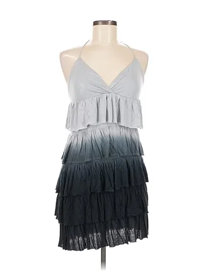 Pre-owned Young Fabulous & Broke Sleeveless Top Gray Halter Neckline Tops