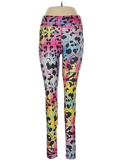 Pre-owned Terez Leggings In Pink