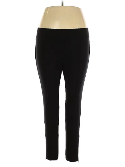 Pre-owned Lands' End Casual Pants In Black