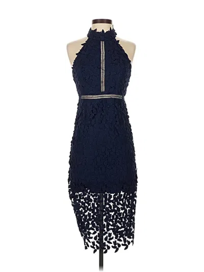Pre-owned Bardot Cocktail Dress In Blue