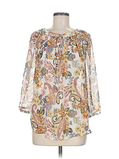 Pre-owned Alyx 3/4 Sleeve Blouse In Yellow