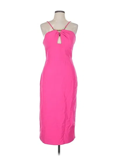 Pre-owned Halston Cocktail Dress In Pink