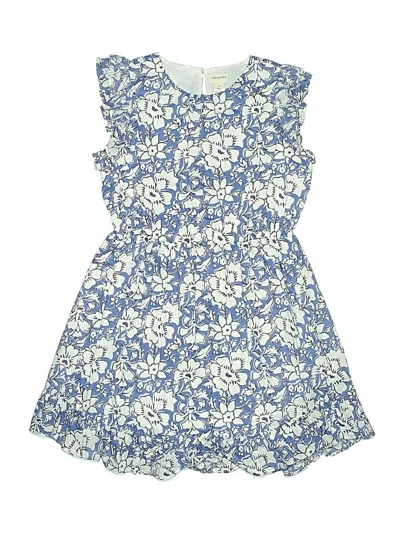 Pre-owned Crewcuts Outlet Kids' Dress In Blue