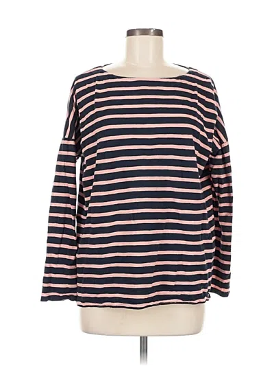 Pre-owned Jjill 3/4 Sleeve T-shirt In Blue