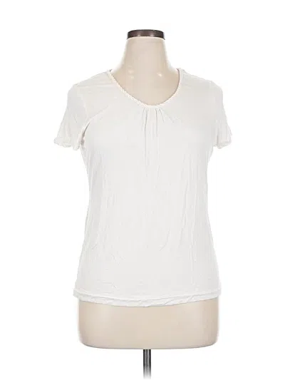 Pre-owned Iris Singer Collection Short Sleeve T-shirt In White
