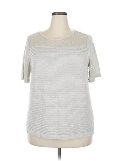 Pre-owned Cj Banks Short Sleeve T-shirt In Silver