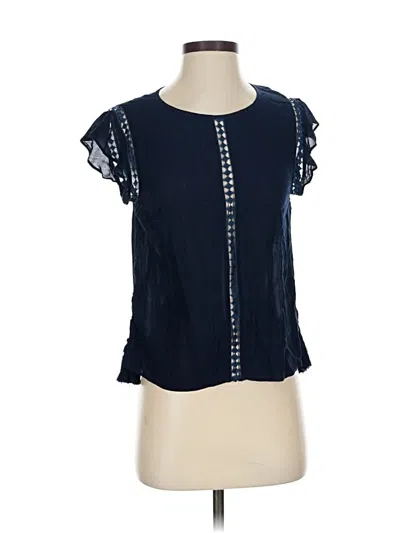Pre-owned Dolce Vita Short Sleeve Blouse In Blue