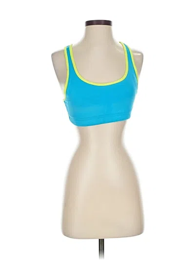 Pre-owned New Balance Sports Bra In Blue