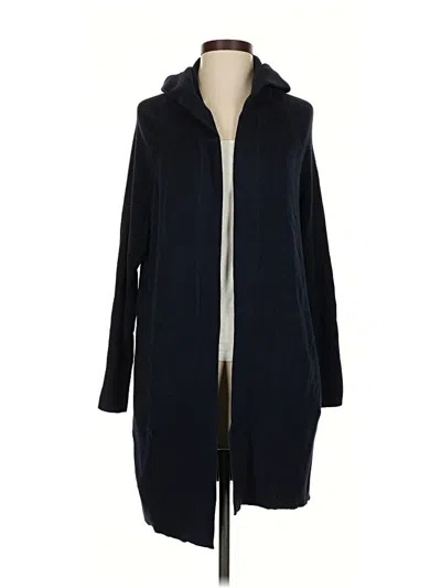 Pre-owned Zenergy By Chico's Cardigan Sweater In Blue