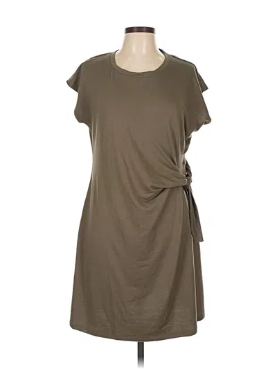 Pre-owned Cable & Gauge Casual Dress In Brown
