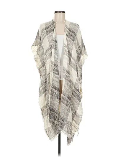 Pre-owned Free People Kimono In Gray