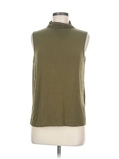 Pre-owned Banana Republic Sleeveless T-shirt In Green