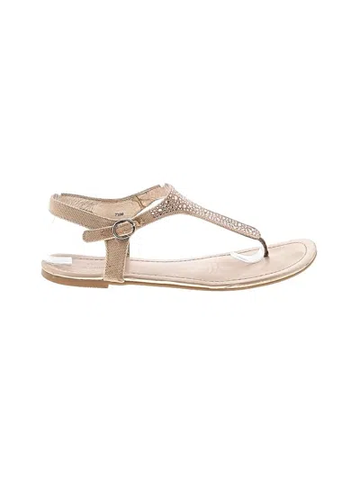 Pre-owned Bandolino Sandals In Gold