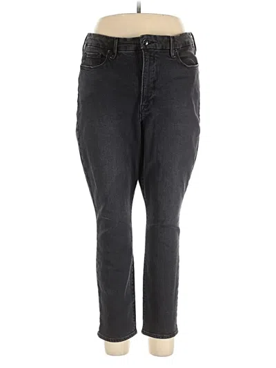 Pre-owned Good American Jeans In Black