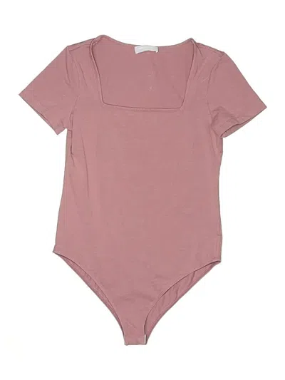 Pre-owned Mangopop Collection Bodysuit In Pink