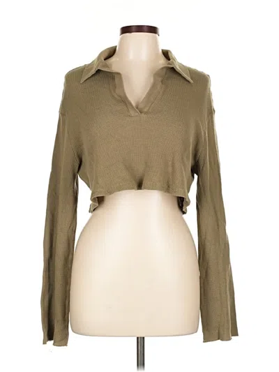 Pre-owned The Range Cardigan Sweater In Brown