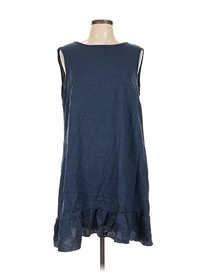 Pre-owned Shein Casual Dress In Blue