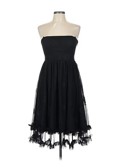 Pre-owned Bcbgmaxazria Cocktail Dress In Black