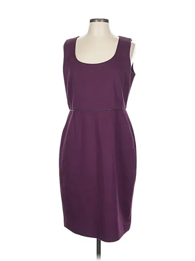 Pre-owned Tahari Cocktail Dress In Purple