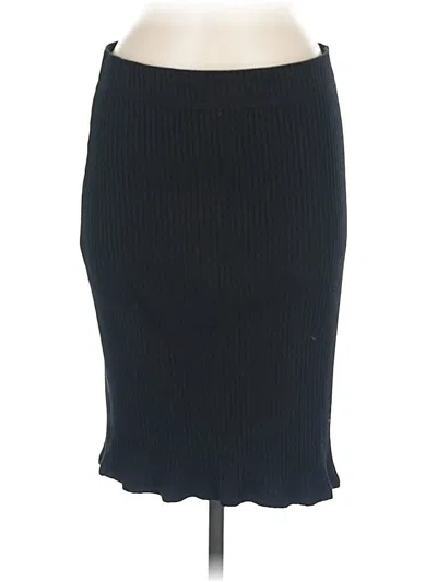 Pre-owned Eileen Fisher Formal Skirt In Black