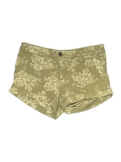 Pre-owned Hollister Shorts In Gold