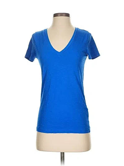 Pre-owned J.crew Factory Store Active T-shirt In Blue