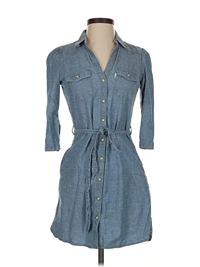 Pre-owned Levi's Casual Dress In Blue