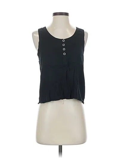 Pre-owned Chaser Tank Top Black Strapless Neckline Tops
