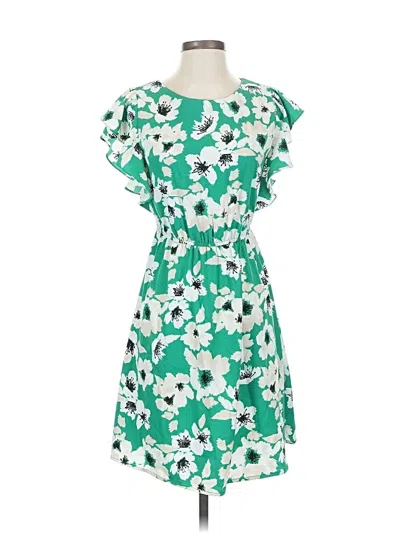 Pre-owned Merona Casual Dress In Green