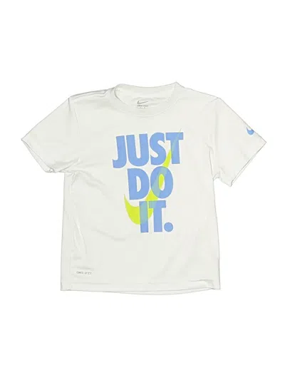 Pre-owned Nike Kids' Active T-shirt In White