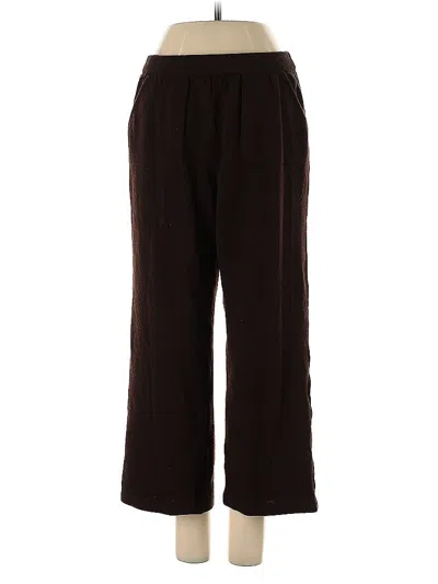 Pre-owned St John Wool Pants In Brown