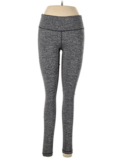 Pre-owned Lululemon Athletica Active Pants In Gray