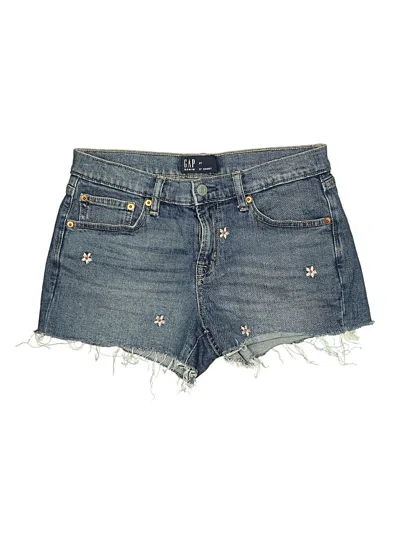 Pre-owned Gap Denim Shorts In Blue