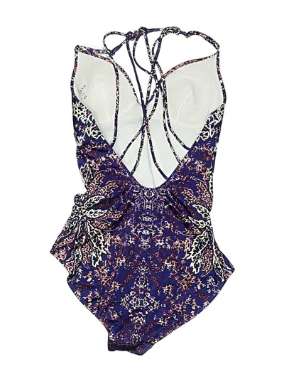 Pre-owned Athleta One Piece Swimsuit In Blue